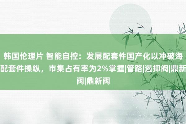 韩国伦理片 智能自控：发展配套件国产化以冲破海外配套件操纵，市集占有率为2%掌握|管路|遏抑阀|鼎新阀